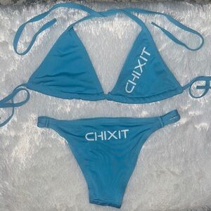 CHIXIT Teal Bikini Set